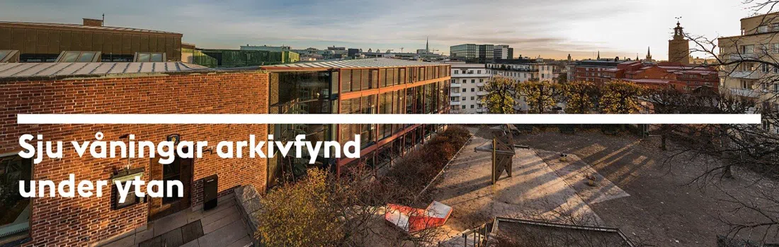 Archives municipales de Stockholm (Stockholms stadsarkiv), Kungsklippan, Stockholm
